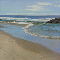 thumbnail image of painting "Beach with Rocks"