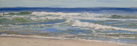 thumbnail image of painting "Blue Water; Choppy Waves"