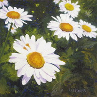 Thumbnail of painting Daisies Squared