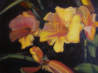 thumbnail image of painting "Day Lilies"