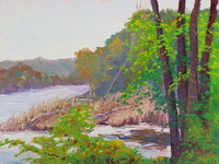 thumbnail image of painting "Delaware River North of Stockton"