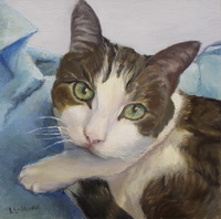 thumbnail image of painting "Ernie's Cat"