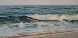 thumbnail image of painting "Evening Waves"