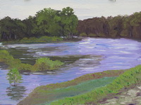thumbnail image of painting "Flooded Lake"