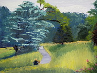 thumbnail image of painting "Greenway Meadows, Early Summer"