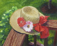thumbnail of painting "Hat With Flowers"