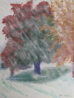 thumbnail image of painting "October Snowfall"