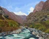 thumbnail image of painting "Peruvian River"