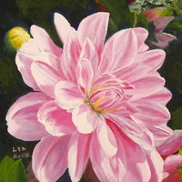 thumbnail image of painting "Pink Dahlia"