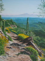 thumbnail image of painting "Sunrise Trail"