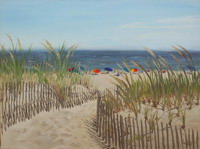 thumbnail image of painting "To the Beach"