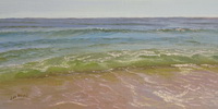 thumbnail image of painting "Toes in the Water"