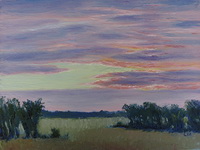 thumbnail image of painting "Winter Sunset"